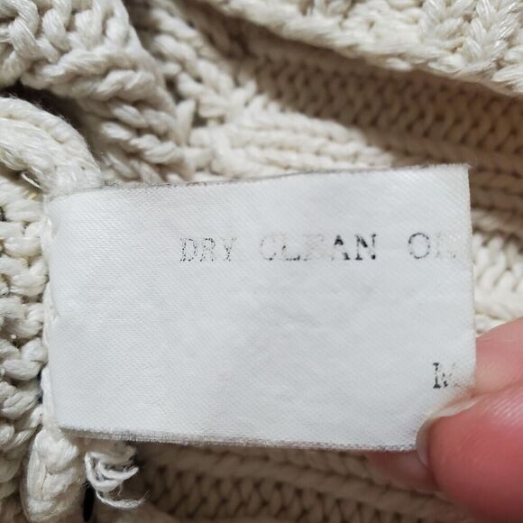 Vintage Jantzen Turtleneck Sweater Size M 3D Tree Knit 3/4 Sleeve Womens - Picture 11 of 11